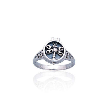 Dragonfly Poison Silver Ring TR1329 - Jewelry
